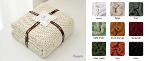 Gedetailleerd overzicht van de zachte acryl deken met fijne textuur en diverse kleuren.