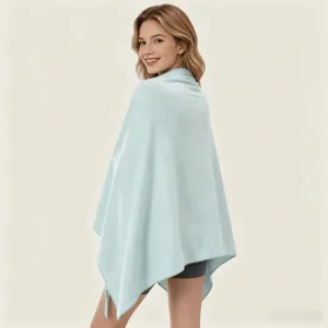 Serviette poncho légère à séchage rapide, idéale pour la natation, les voyages et le sport.