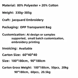 Türkisches Strandtuch Jacquard Quaste Schnelltrocknend Baumwolle Polyester 90x180cm