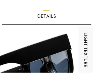 Schicke schwarze eckige Sonnenbrille mit leichtem Tragekomfort für trendigen Alltagslook.