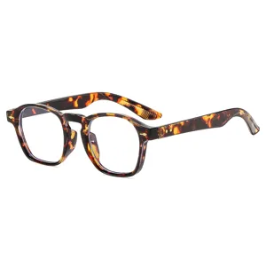 Montura de gafas carey clásica estilo vintage retro moda para hombre y mujer