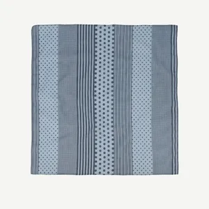 Womens Cotton Small Square Scarf Korean Sweet Style Geometric Plaid Polka Dot Print Headband Fashion Neck Scarf