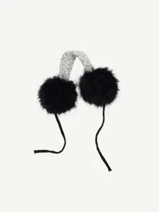 Fluffy Winter Earmuffs Cute Warm Ear Warmers Soft Plush Earmuffs for Women and Students