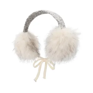 Winter Cute Plush Earmuffs For Women Warm Faux Fur Ear Warmers Foldable Thickened Soft Ear Covers Cold Weather Accessories