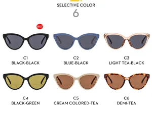 Stylish cat-eye sunglasses for women available in 6 trendy color variants for daily wear.