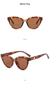Tortoiseshell cat eye sunglasses with pearl and camellia for women stylish eyewear trend.
