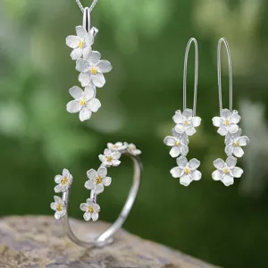 Pastoral Stil Silber Blume Ring Für Frauen Frisch Süß Gänseblümchen Botanisch Design Galvanisiert Schmuck Geschenk