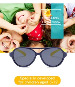 Kids ultra-light polarized sunglasses for outdoor travel, UV protection, cute and stylish design.