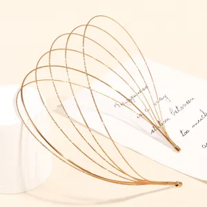 Maria Halo Krone Gold Stirnband Legierung Doppelschicht Hohle Feine Haarreifen Gothic Hochzeit Party Krone Haarschmuck Für Damen
