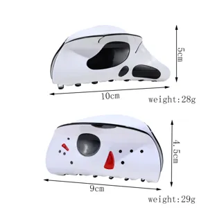 Halloween Totenkopf Haarklammer schwarz weiss Haifisch Clip Haarstyling Zubehoer 10cm