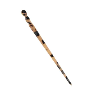Acetate hairpin elegant ancient style hair accessories simple tortoiseshell design bun pin