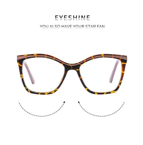 Modische quadratische TR90 Blaulichtfilter Brille Fassung Damen Herren Brillenrahmen.