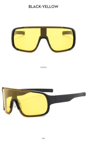 Fashion large frame square outdoor cycling goggles sports sunglasses for outdoor sports