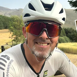 Lunettes de soleil de cyclisme de protection extérieure grand cadre mode anti-UV.
