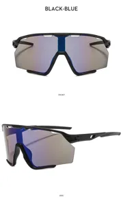 Lunettes de soleil de sport de protection extérieure grand cadre pour cyclisme UV montagne