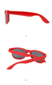 Kids red neon classic party sunglasses summer beach eyewear children stylish sun glasses