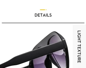 Detalle de gafas de sol Y2K chic, proteccion solar de moda para mujeres y hombres con estilo.