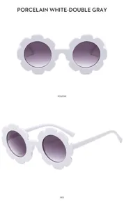 Süße Kinder Sonnenblumen Sonnenbrille mit PC Gläsern für Sonnenschutz und Outdoor.