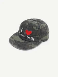 Casquette de baseball plate camouflage avec slogan brodé chapeau de mode décontracté pour femmes