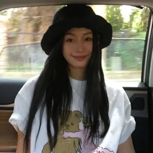 Women Retro Wide Brim Bucket Hat Pleated Floral Sun Protection Hat Audrey Hepburn Style Summer Vacation Cloth Fisherman Hat