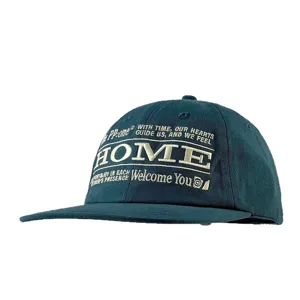 Korean style niche embroidered flat brim baseball cap for men and women autumn winter street hat