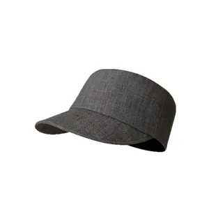 Cappello equestre stile giapponese lino imitazione estate traspirante berretto piatto visiera minimal