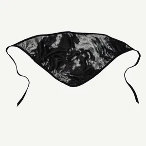 Y2K ink wash tie-dye triangular headscarf bandanna fashion hair accessory for women.