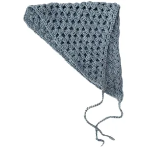 Französisch Retro Häkeln hohl Dreieck Kopftuch schick atmungsaktiv Haarband Schal Damen