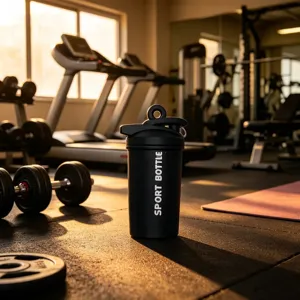 Mini sports fitness shaker bottle shape keychain pendant charm decoration accessory for gym lovers