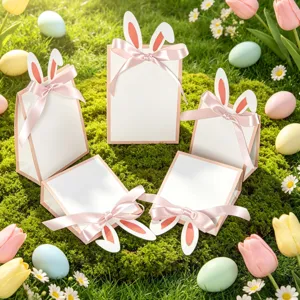 Minimalistische Papier Geschenktüten Mit Satin Schleife Elegante Trapezförmige Verpackungsbeutel Für Hochzeit Party Geschenk