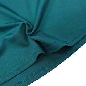 Macro close-up detail of teal fabric texture and stitching on an elegant dress