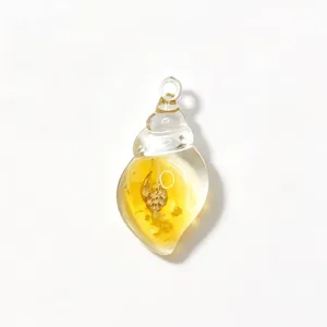 Pendentif coquillage lumineux breloque acrylique DIY coque de téléphone sac bijoux