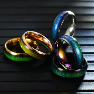Edelstahl Stimmungsring temperaturabhaengig farbwechsel inspirierender Modeschmuck