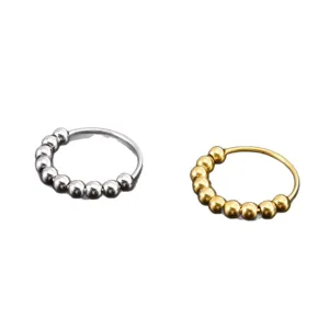 Edelstahl Fidget Angst Perle Ring drehbar Stressabbau Finger Schmuck Hauptprodukt Ansicht