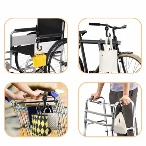 Handige universele ophanghaak voor kinderwagens, elektrische fietsen en rolstoelen.