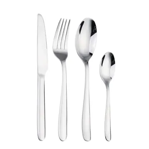 Set de couverts en acier inoxydable couteau fourchette cuillère cuisine argenterie
