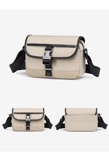 Arctic hunter men nylon crossbody bag waterproof multi-functional messenger bag detail view