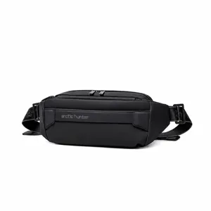 Men's Waterproof Chest Bag Casual Sling Bag Lightweight Multifunctional Crossbody Bag Business Travel Sports Shoulder Bag