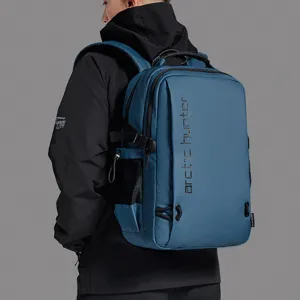 Arctic Hunter sac à dos pour ordinateur portable loisir homme, cartable bleu élégant 15.6 pouces.