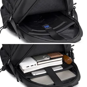 Sac à dos homme loisir Arctic Hunter vue intérieure pour ordinateur 15.6 pouces grand espace.