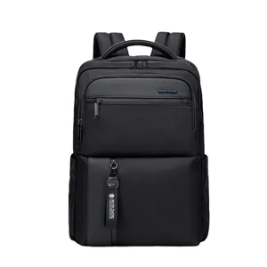Men's Black Business Laptop Backpack for 15.6 Inch Travel Commuter Lightweight Casual Bag