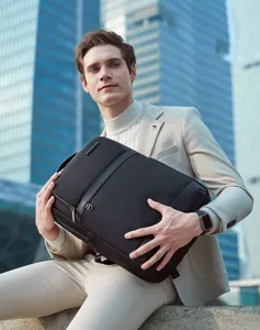 Men's fashion commute backpack lightweight waterproof business laptop casual bag.