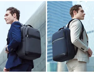 Men business backpack casual daily commuting laptop bag waterproof lightweight outdoor design