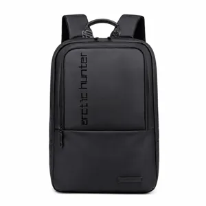 Men Business Casual Backpack Large Capacity Waterproof Travel Laptop Backpack Breathable Commuter School Bookbag