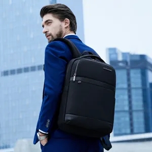 Men business casual laptop backpack waterproof lightweight daily commute school backpack for men
