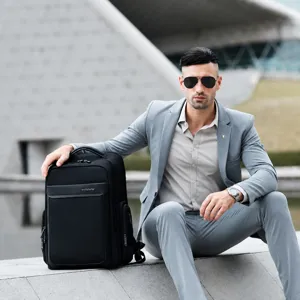 Arctic Hunter grande capacita uomini affari laptop zaino lavoro quotidiano grigio modello