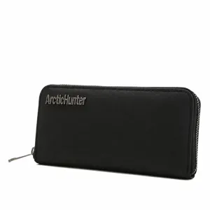 Men's Casual Long Oxford Cloth Wallet Multi-function Zipper Clutch Business Travel Large Capacity Purse Card Holder
