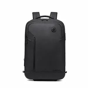 Arctic Hunter 15.6 Ιντσών Σακίδιο Trolley Επαγγελματικό Ταξιδιού Μαύρο Πολυεστέρας