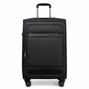Schwarzer Arctic Hunter Reisekoffer für Business und Freizeit mit robustem wasserdichtem Stoff.