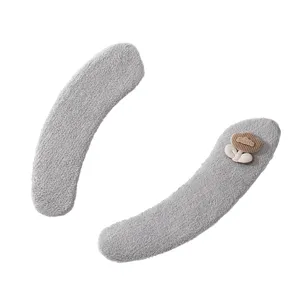 Funda de Cojín de Asiento de Inodoro de Esponja Cálida y Engrosada para Hogar Suave Cómoda Lavable Patrón Floral Almohadilla